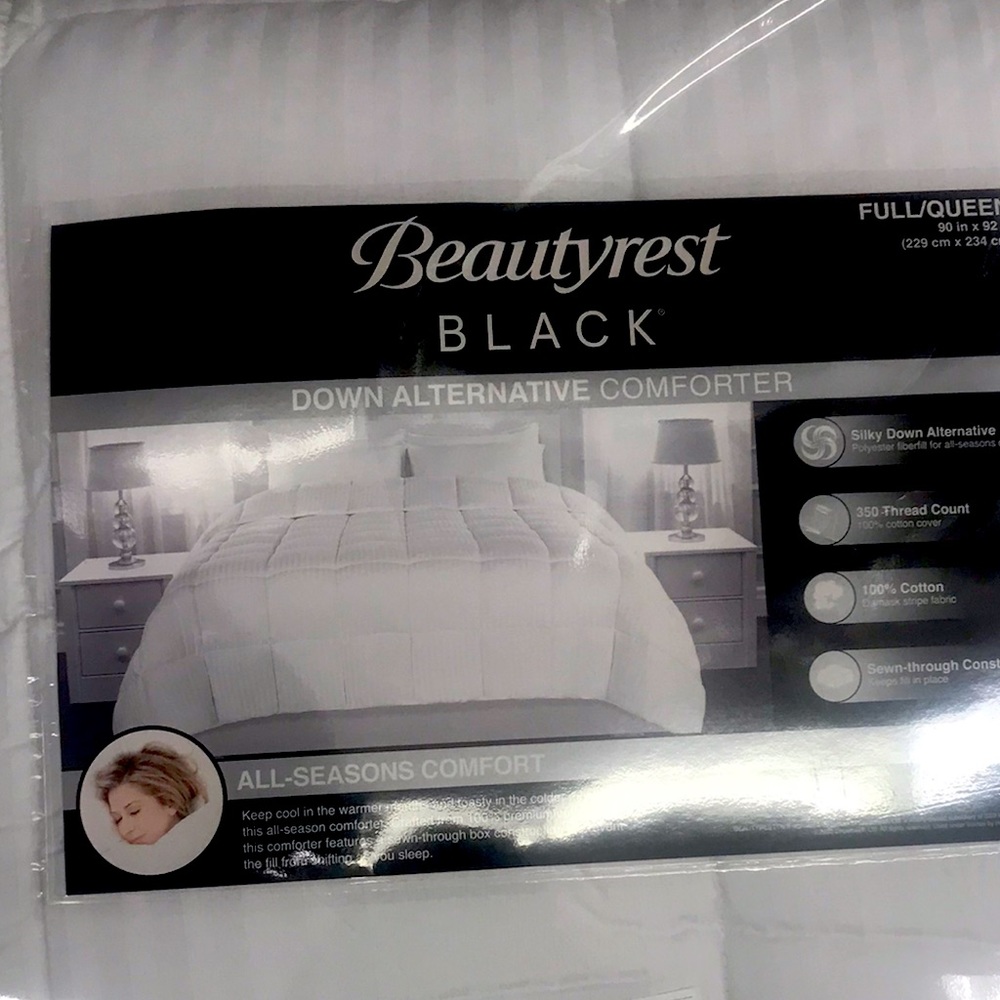 Beauty Rest Black Full/ Queen Down Alternative - Picture 6 of 9